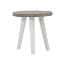 [ELS0450A-W] Elsa Small Round  Wood Side Table - Light Stain Wudern
