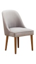[AMA0116] Amalfi Velvet Dining Chair - Grey Wudern