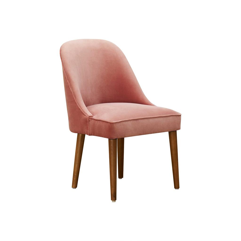 Amalfi Velvet Dining Chair - Pink Wudern