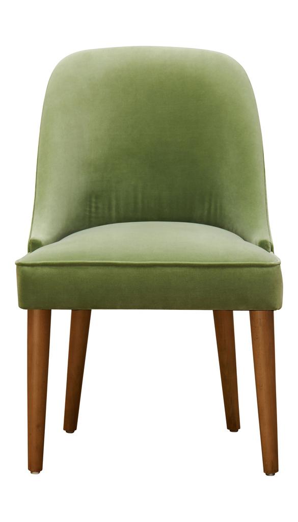 Amalfi Velvet Dining Chair - Green Wudern