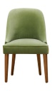 [AMA1056] Amalfi Velvet Dining Chair - Green Wudern