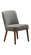 Mido Elegant Dining Chair - Grey Wudern
