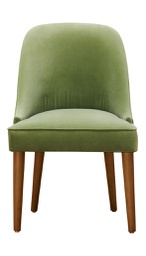 [AMA1056] Amalfi Velvet Dining Chair - Green Wudern